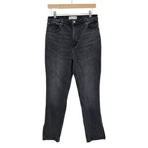 Abercrombie Fitch Womens 90s Straight‎ Ultra High Jeans Size 29 Black Denim Pant